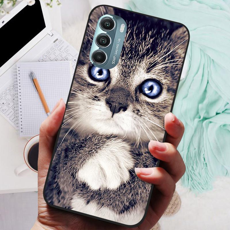 For Moto G Stylus 5G 2022 Case Black Cover Lion Wolf Silicone Soft Back Cases For Motorola Moto G Stylus 4G 5G Protective Shell