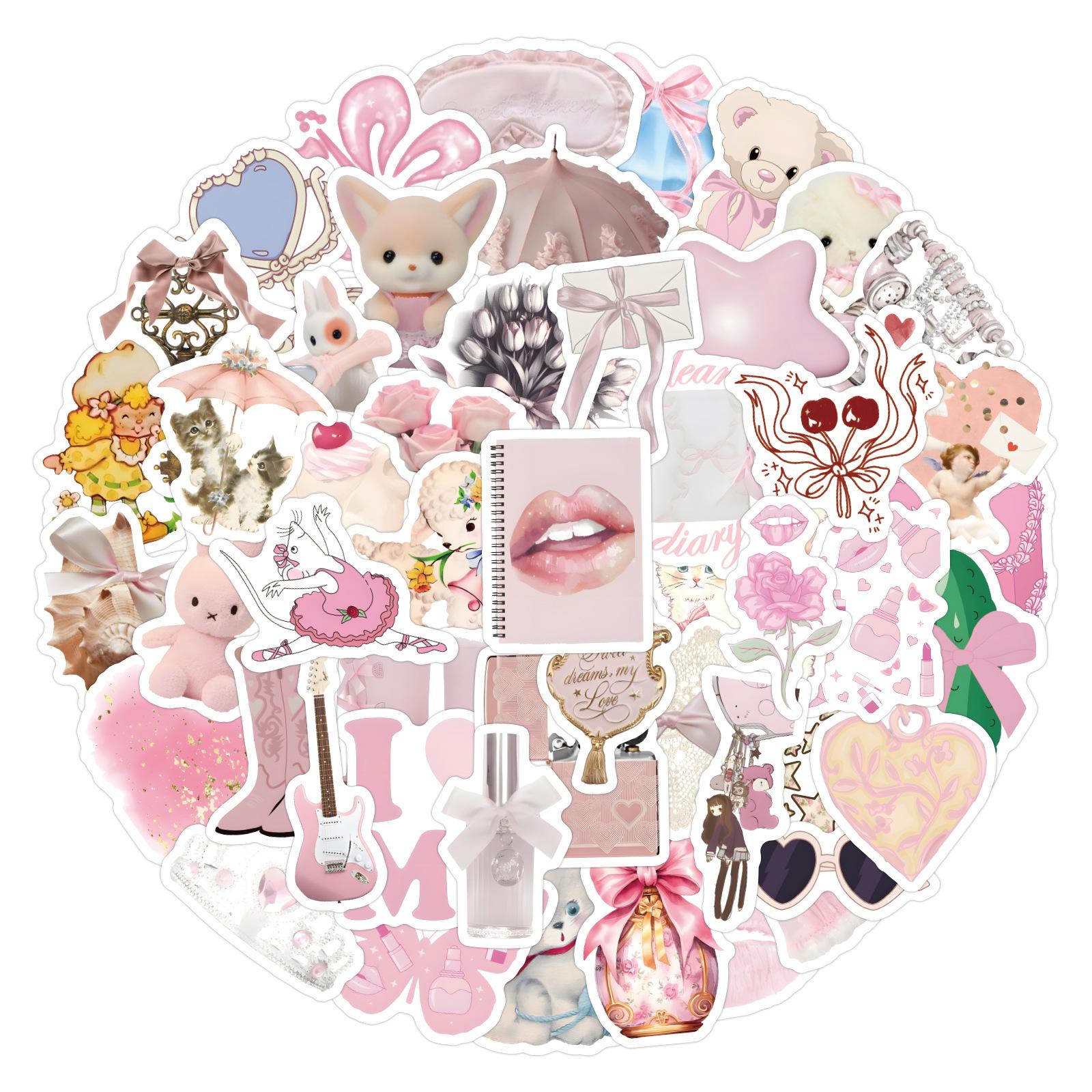 

60 Новых Кокетливых Наклеек Чемодан Блокнот Самокат Стакан для Воды Водонепроницаемые Наклейки