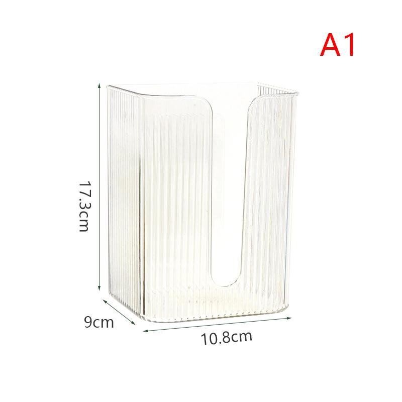 Removable Tissue Canister PET Creative No-Punch Wall Mounted Toilet Paper Holder Plastic Box