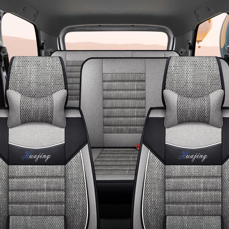Leather Linen Seat Covers for Wuling Hongguang S, PLUS/S1 S3, Jiachen, Rongguang V, Baojun 730, Ounuo, Weiwang M20