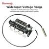 DC 5-24V 5A 4 Way PWM Fan Speed Control Intelligent Temperature Control Cooling Temperature/Speed Display DC Motor Controller