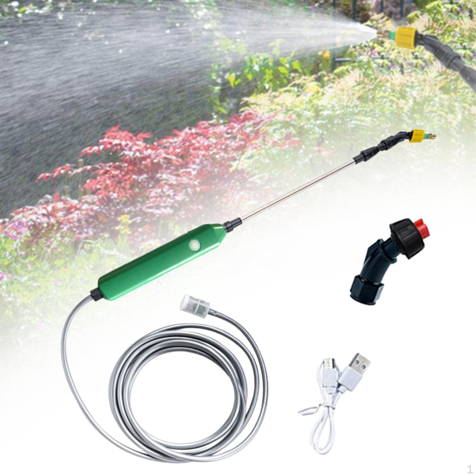 

Electric Garden with Extendable Wand And Adjustable Nozzles for Outdoor Use 5m Hose