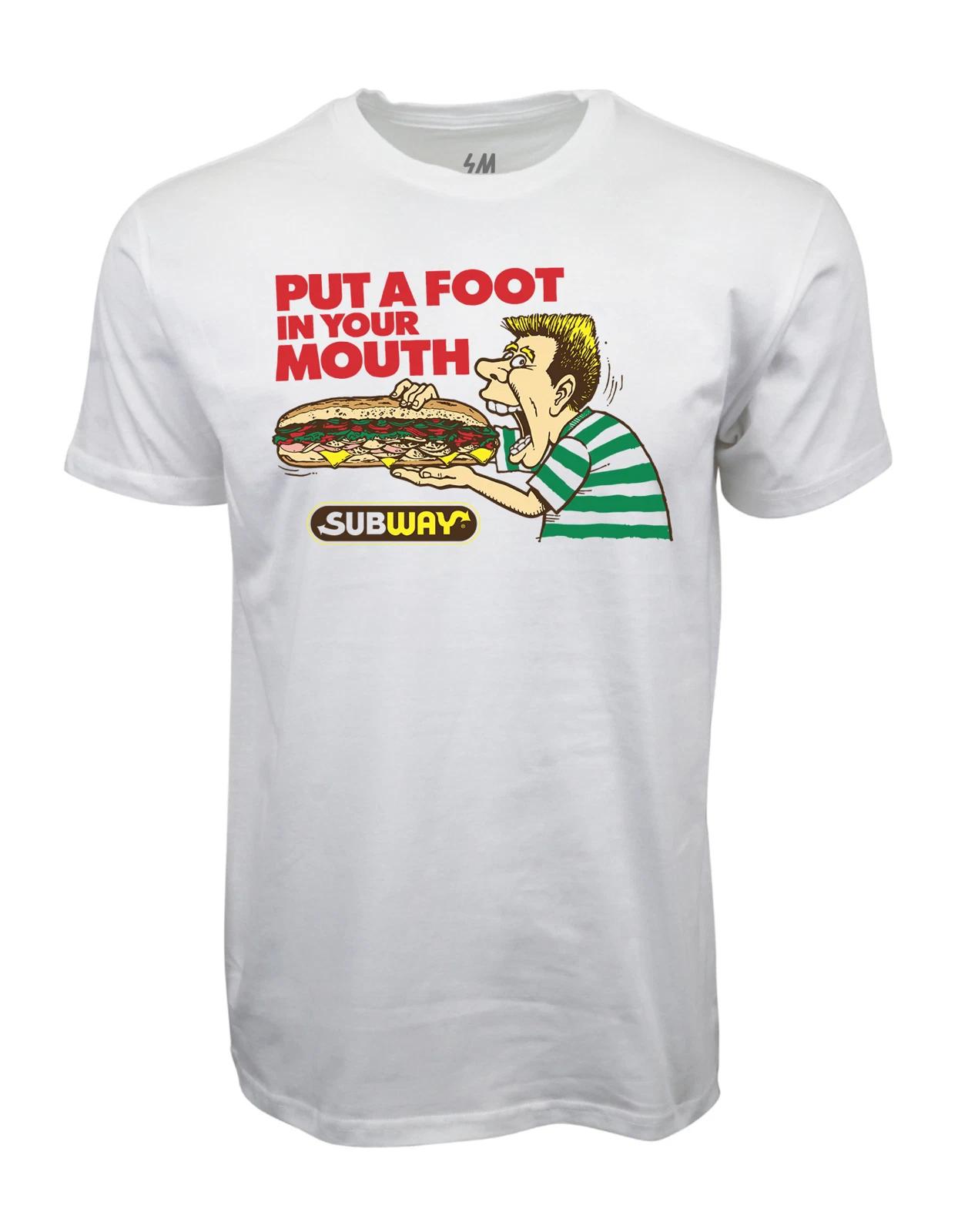 Put A Foot In Your Mouth Graphic T shirt S