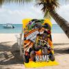 Customizable personalized beach towels Monster Jam themed designs.Suitable for the beach, yoga, sports;ideal as beach accessories