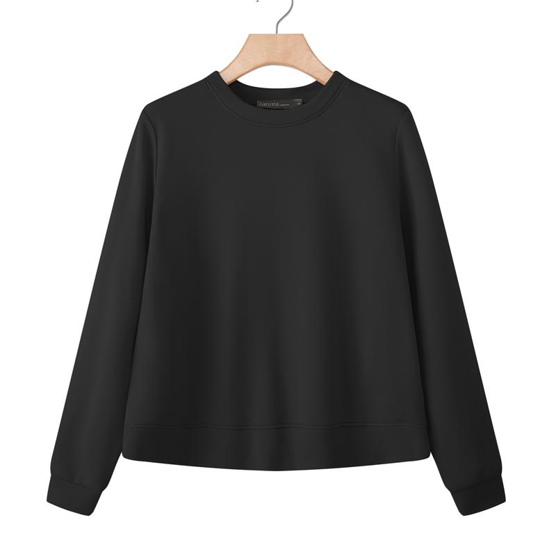 ZANZEA Women Casual Round Neck Loose Long Sleeve Tee Tops