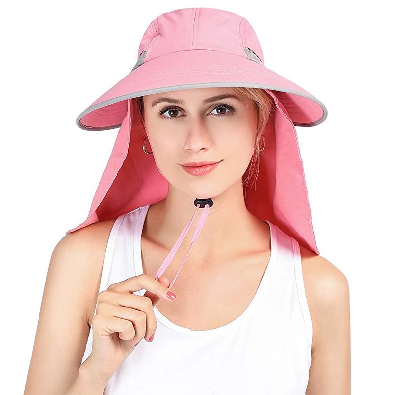 Spring and Summer New Bucket Hat Outdoor Sun Protection Hat UV Protection Sunshade Fishing Hat Quick Drying Waterproof Mountaineering Hat