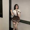 Sexy Academy-Style Lingerie: Pleated Skirt and Cute JK Uniform Set 2325