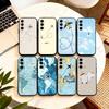 Travel Airplane Route Phone Case Black Silicone Soft For Samsung Galaxy A73,A72,A71,A70,A53,A52,A51