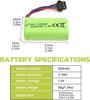 2x High-Speed Lithium Batteries 7.4V 500mAh – Compatible with EC16 DE85 for RC Boat, Ship Model, Car – with USB Charger