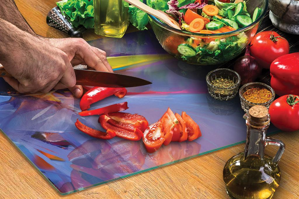 PLANCHE À DÉCOUPER EN VERRE 40x30 PIÈCE