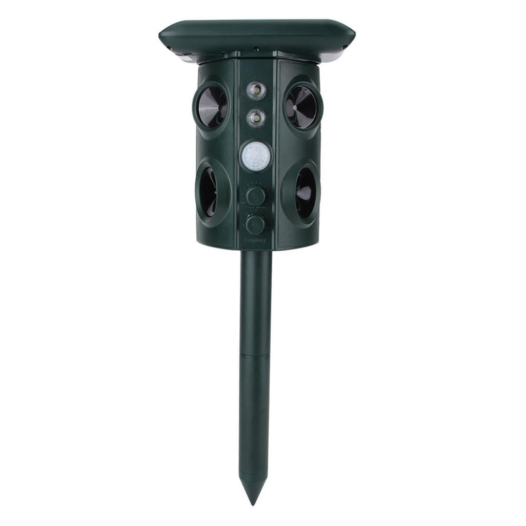 Garden Solar Ultrasonic Vibration Buzzer Animal Repeller Yard Outdoor Pest Repellent