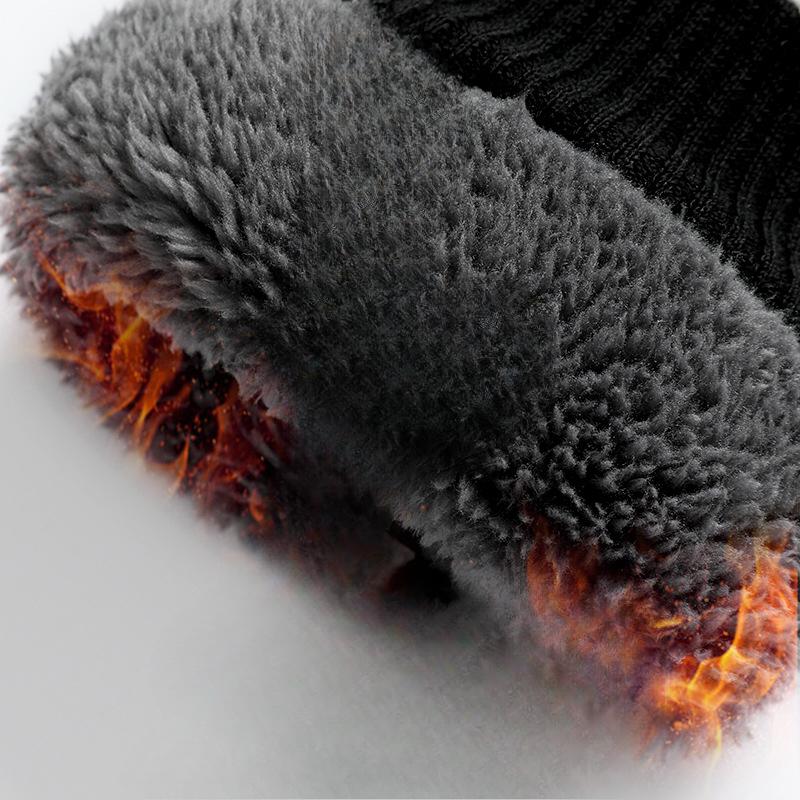 Ski Gloves for Couples In Autumn and Winter Warm  Touch Screen Sports  Cold Proof Fleece and Thickened Cotton Gloves for Women