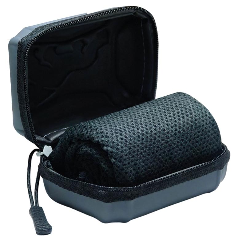 Summer Sports Towel With Storage Case for Daily Gym Bags and Hiking Days, Reusable Sweat Wipe Towel for Travel Use