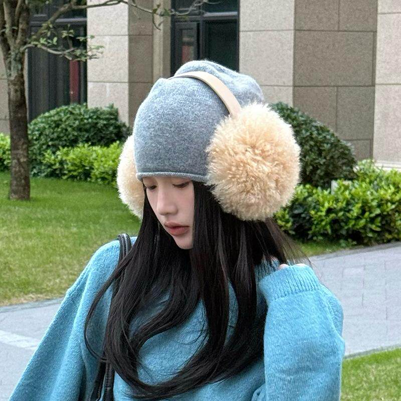 Winter Luxury Guishan Earmuff Women's New Cold-proof Warm Cute Hair Ear Warmer Made in China