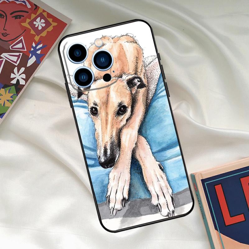 Galgo Greyhound Dog Phone Case on For iPhone 13 12 11 Pro Max Mini SE2 XS XR X 7 8 Plus Cover Soft Cases
