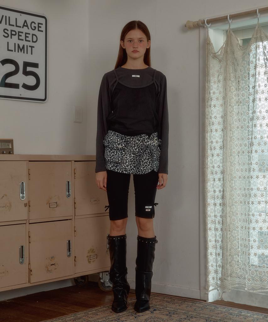 Leteoli Leopard Belt Wrap Skirt_Ivory