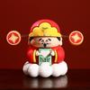 Graceful Genuine Creative Little God of Wealth Car Ornament: New Year Fortune-Attracting Decoration and Small Gift.