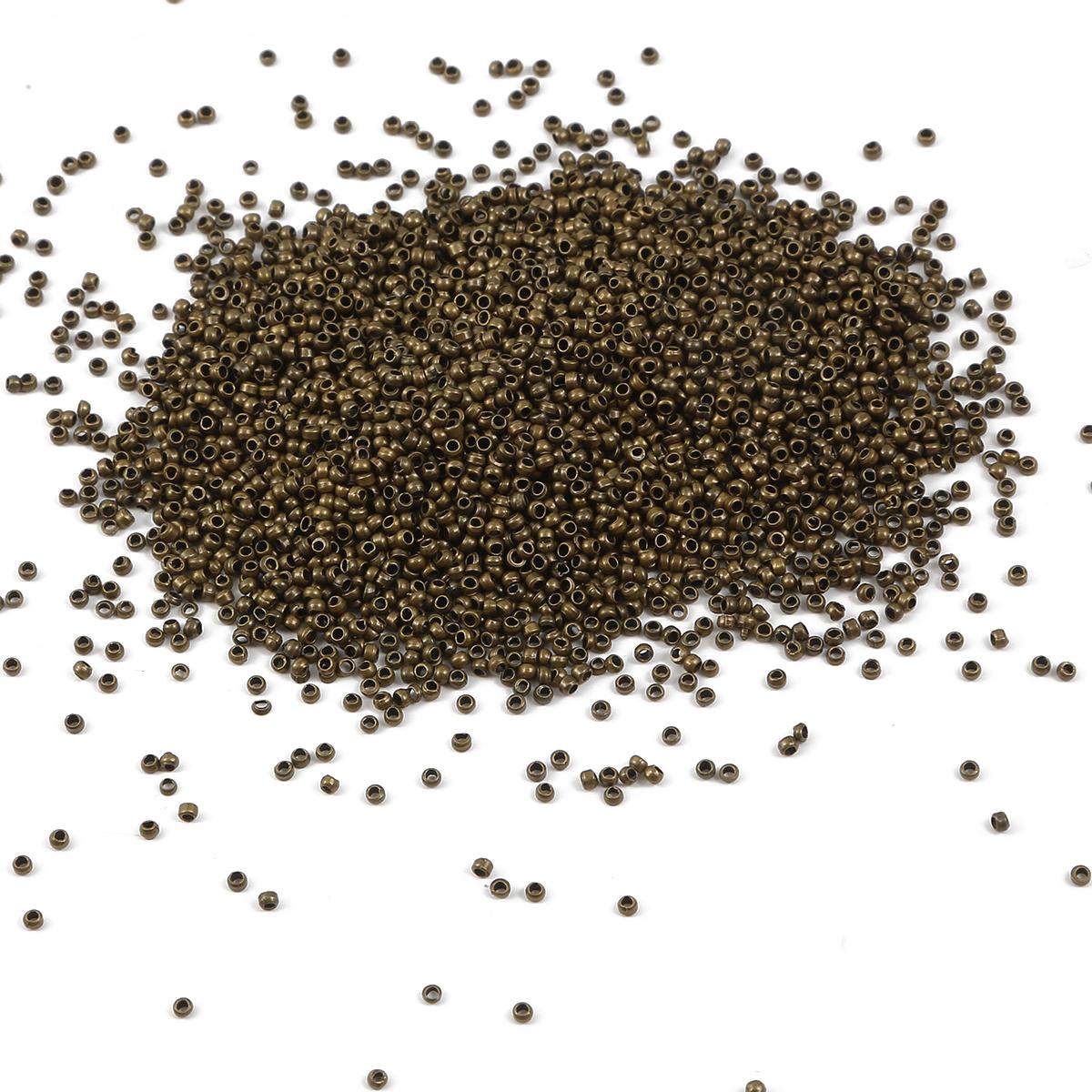 

100-500 шт., свободные бусины с микро пробкой, нескользящие медные бусины-прокладки, фурнитура для ювелирных изделий своими руками 1.5mm 500pcs