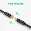 Sound Extension Cable Improved Break Resistance,for Home Theater, HiFi Connection, Subwoofer to Amplifiers Wire