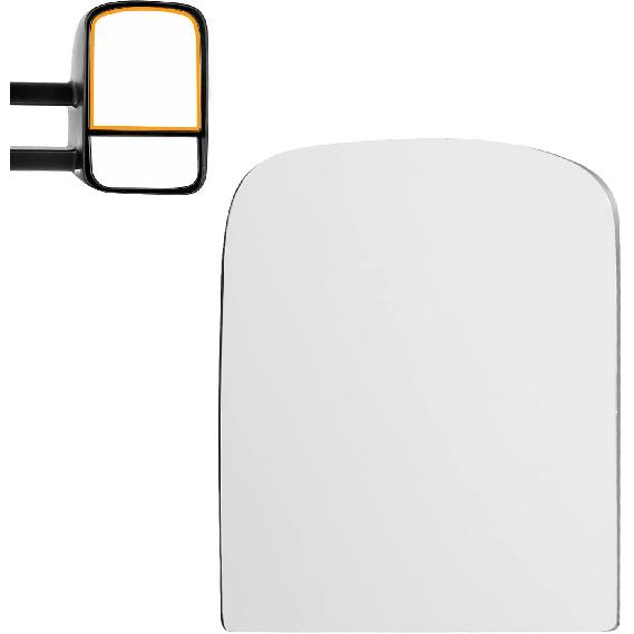 Towing Mirror Glass Fitss 1999-2018 For Chevy Silverado For GMC Sierra 1988-1998 For Chevy/For GMC C1500/K1500 Non-Heated Right Side Lower onvex