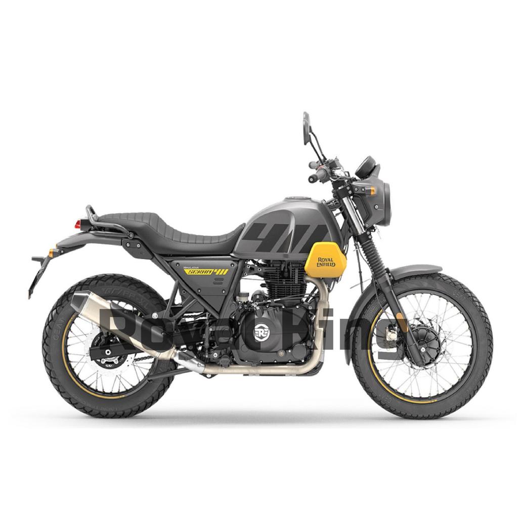 Royal Enfield "Black Complete Handlebar Assembly" For Scram 411