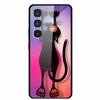 Funda de Lujo Para Infinix Hot 60 Pro X6885 Cubierta de Cristal Templado para Fundas de Teléfono Infinix Hot 60 Pro Animales de Moda Protectora Funda