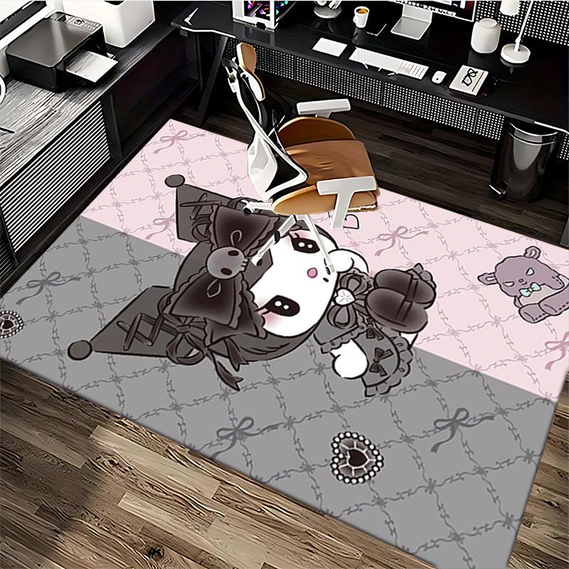 Anime Cartoon Design Chair Mat - Non-Slip Carpet for Office Chair, Home Decor, Living Room, Bedroom, Game Room & Dormitory (Seasonal Gift).E095