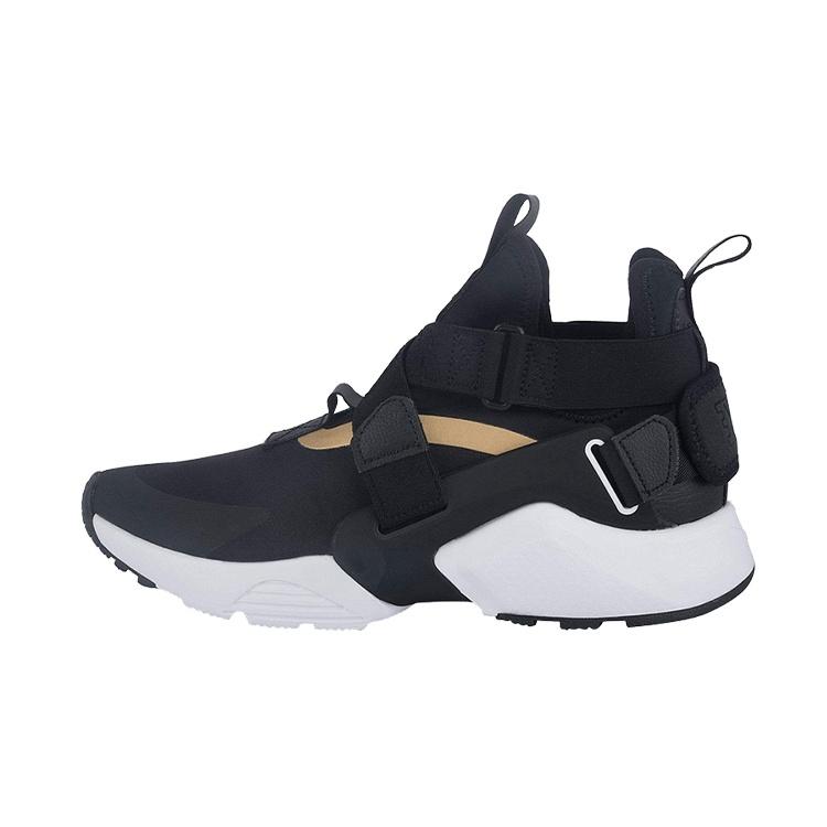 (GS) Nike Huarache City Black Metallic Gold Kids AJ6662-005 EU 36