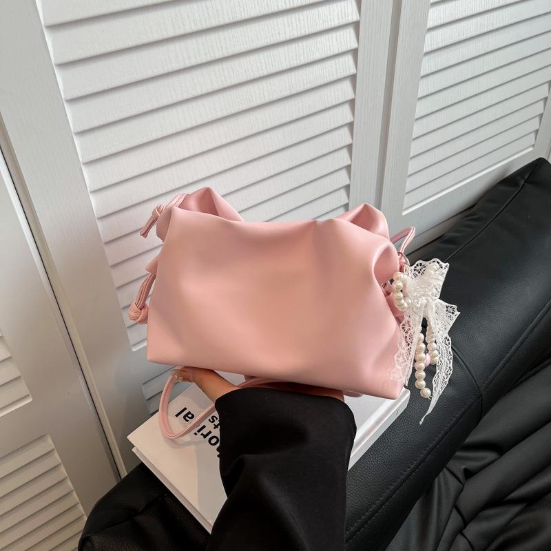 Women's New Fashion Cute Cloud Design Multiway Shoulder Crossbody Handheld Bucket Bag - Summer Casual Versatile Daily Beach Tote