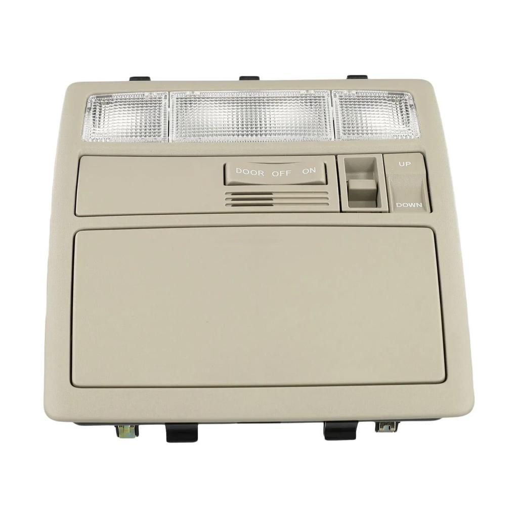 1x Beige Car Roof Reading Light(With Sunroof Switch) For Toyota For-Camry Land-Cruiser For-Aurion 2007-2011 ABS Signal Lamp