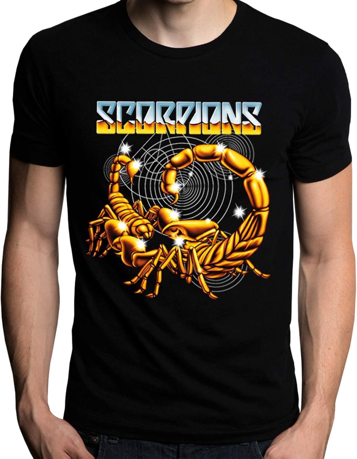 Футболка с логотипом рок-метал группы Scorpions S