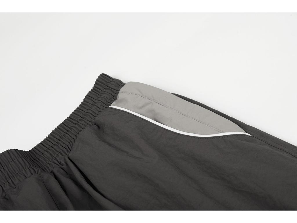 Mertra Retro Colorblock Windjacke & Lässige Sporthosen Set