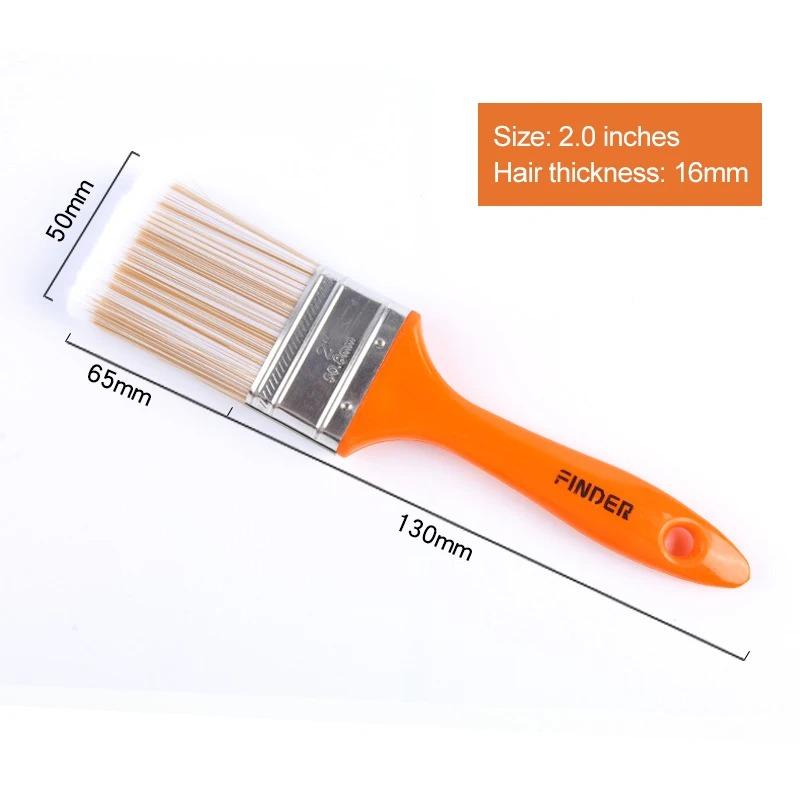 

Кисть для покраски стен дома, мягкая щетина из ПЭТ, прочная щетка для чистки, ручка из АБС-пластика, кисть для масляной живописи, инструменты для домашнего декора