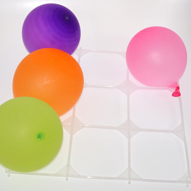 

M-Modern-20 Balloon Wall Grid Latex Balloon Molding Accessories Plastic 9 Hole Balloon Fence For Birthday Wedding Decoration білий