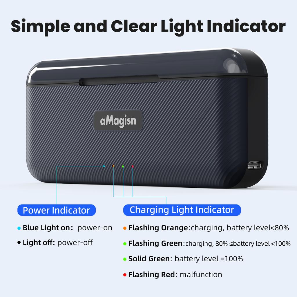 For Insta 360 Ace Pro 2 Battery Charger Intelligent 3-Way Charging Case Fast Charger Hub for Insta360 Ace Pro 2 Accessory
