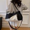 Color-blocked wet and dry separation gym bag travel bag