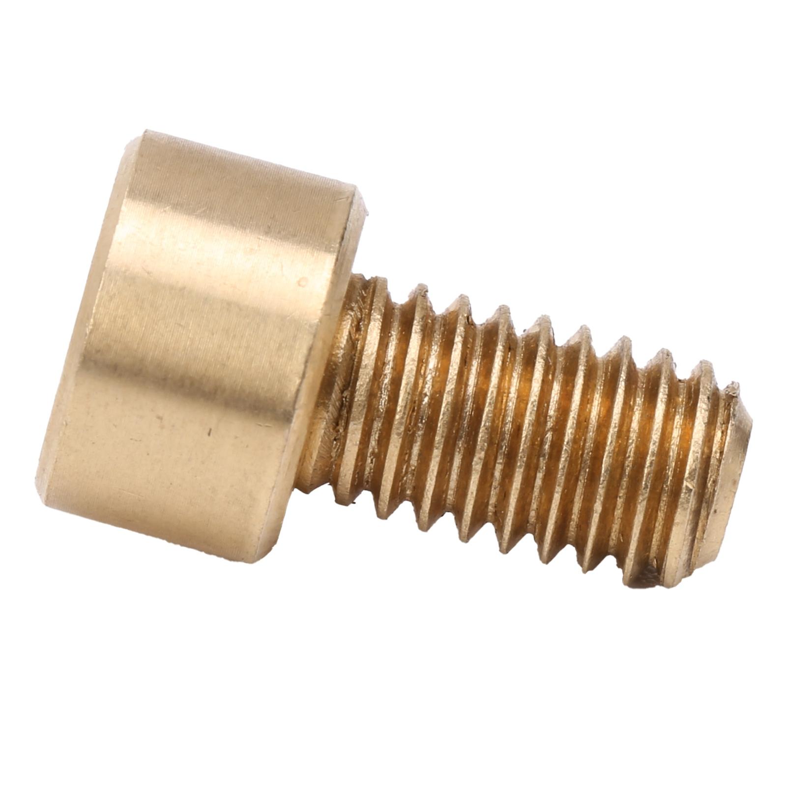 50 Pièces   Vis à Douille Hexagonale Fixation Cuivre Outils Matériel Fournitures Industrielles M6