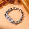 Neue Retro Stahlmörser und Stößel Kubanische Armbänder für Männer, Alte Thailändische Modearmbänder, Trend Accessoires