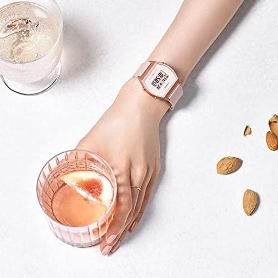 CASIO Standard Digital Ladies Girls Wristwatch LW-204-4A Without Gift Box Pink Beige Rose Gold Overseas Model