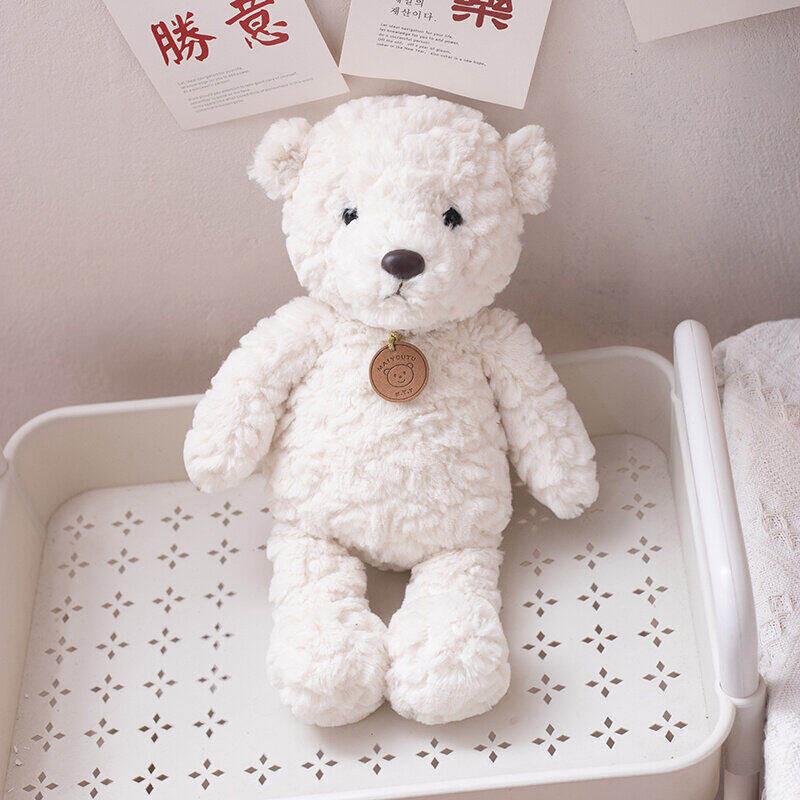 Dog Long Fur Plush Doll Pp Cotton Filled Cuddle Toy For Kids And Gifts Birthday