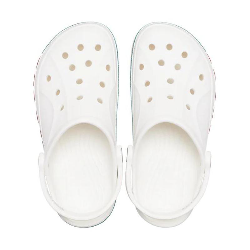 Crocs Comfortable and Casual Non-slip Shock-absorbing and Wear-resistant Children's Sandals White Children's Model