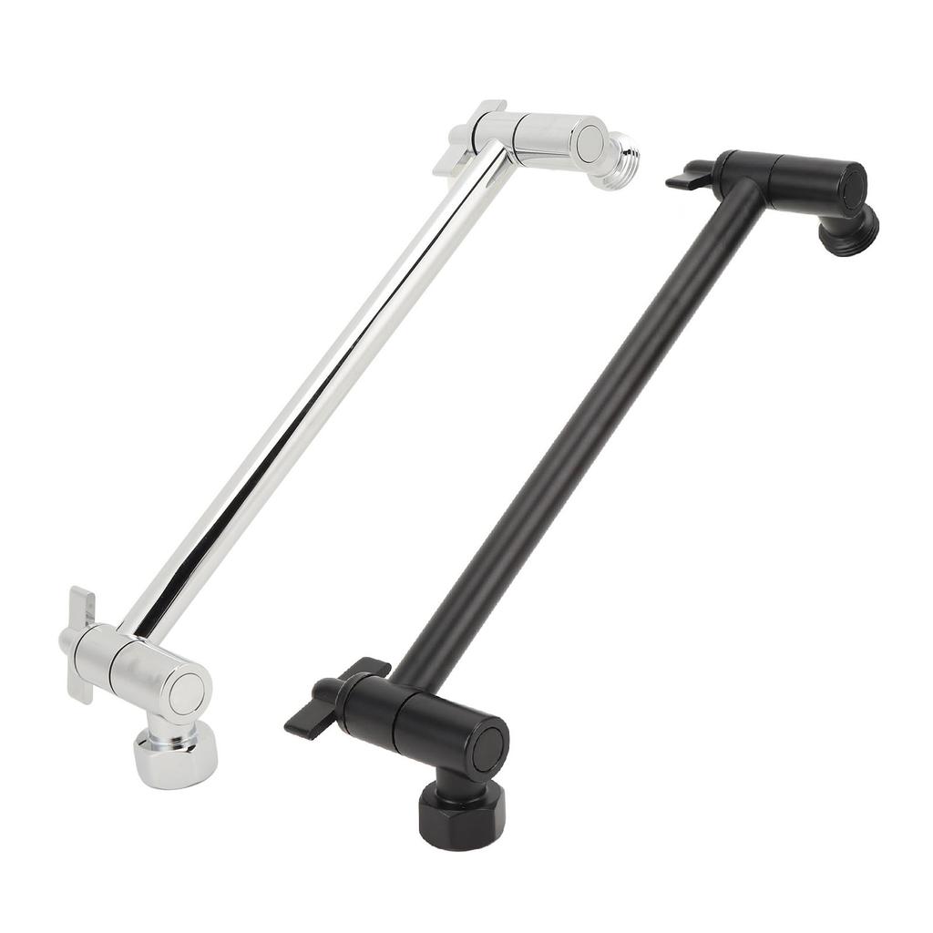 Shower Head Extension Arm Stainless Steel Adjustable Leakage Proof Shower Head Extender Bar for Home
