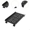 Adjustable Mobile CPU Stand PC Floor Cart Fits Most Telescopic 360° Rotary Under Desk Computer