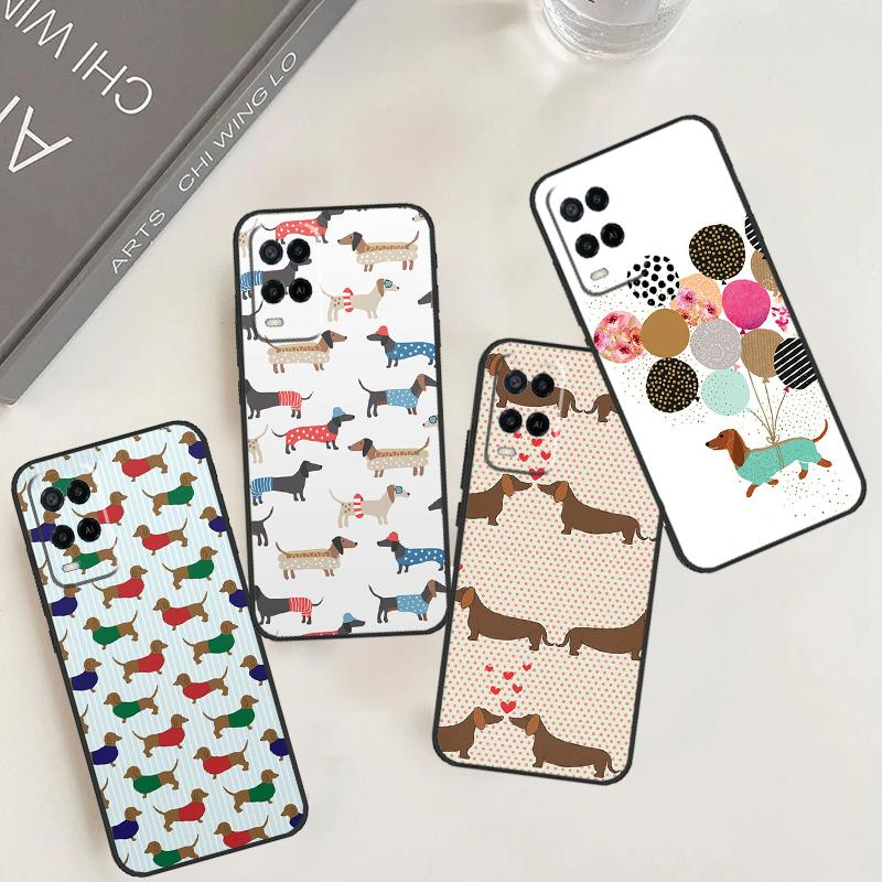 Dachshund Sausage Dog For OPPO A78 A98 A58 A5 A9 A53 A17 A57 A77 A16 A76 A96 A54S A74 A94 A15 A52 A72 A93 Case