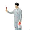 1/64 Diorama Figure Character Painter Resin Street People Miniature Model for Desktop Ornament