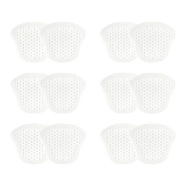 6Pairs Anti Blisters Insoles Anti Chafing Fabric Forefoot Protectors Adhesive Shoe Cushion Pad For Women High Heel