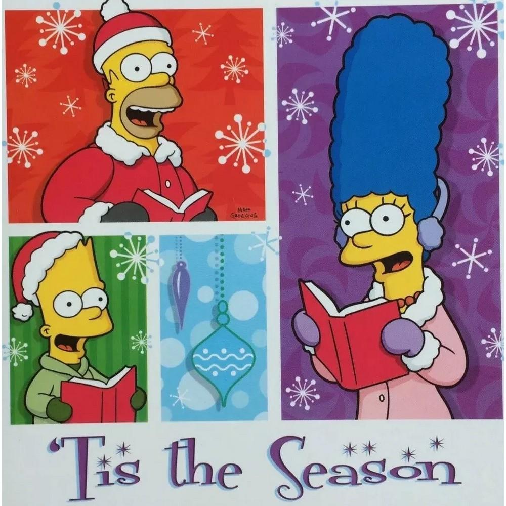 THE SIMPSONS Tis The Season Christmas Card (Pack of 8)