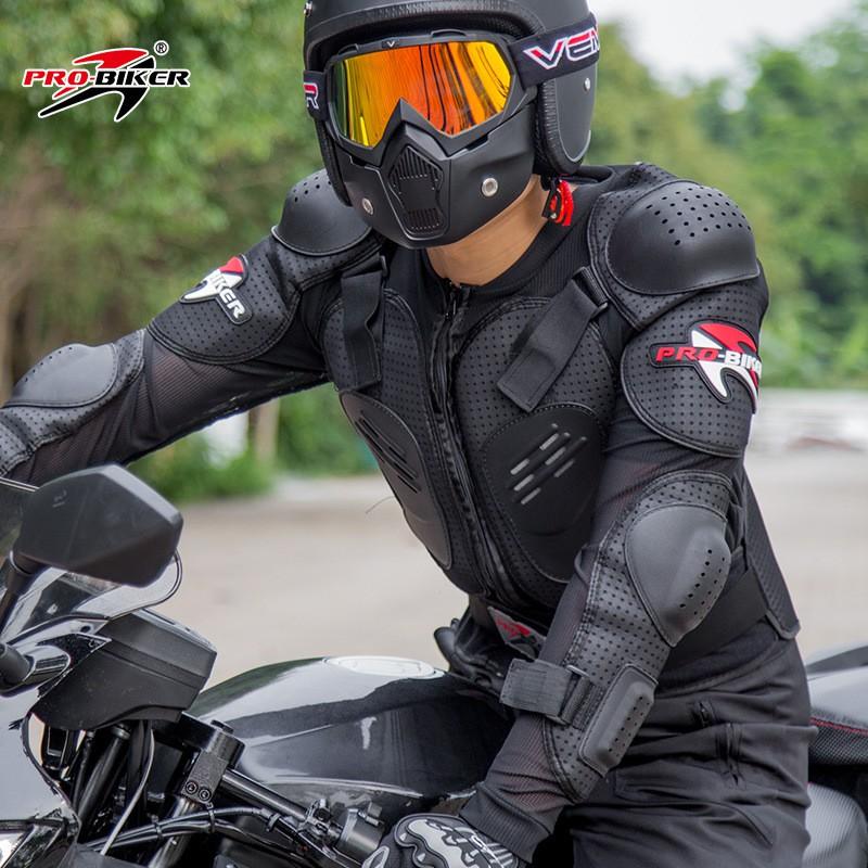 Chaqueta de Armadura para Montar en Motocicleta Con Protección para Codo, Hombro y Cintura Transpirable Equipo para Motociclista Adulto