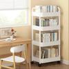 Mobile Storage Rack Trolley Kitchen Bathroom Bedroom Multi Storey Snacks Storage Rack with Wheels Organizer Home Accessories