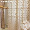 1ks NAPEARL 10-20% stínění Jacquard Craft Měkký tylový závěs pro obývací pokoj Ložnice Domácí dekorace